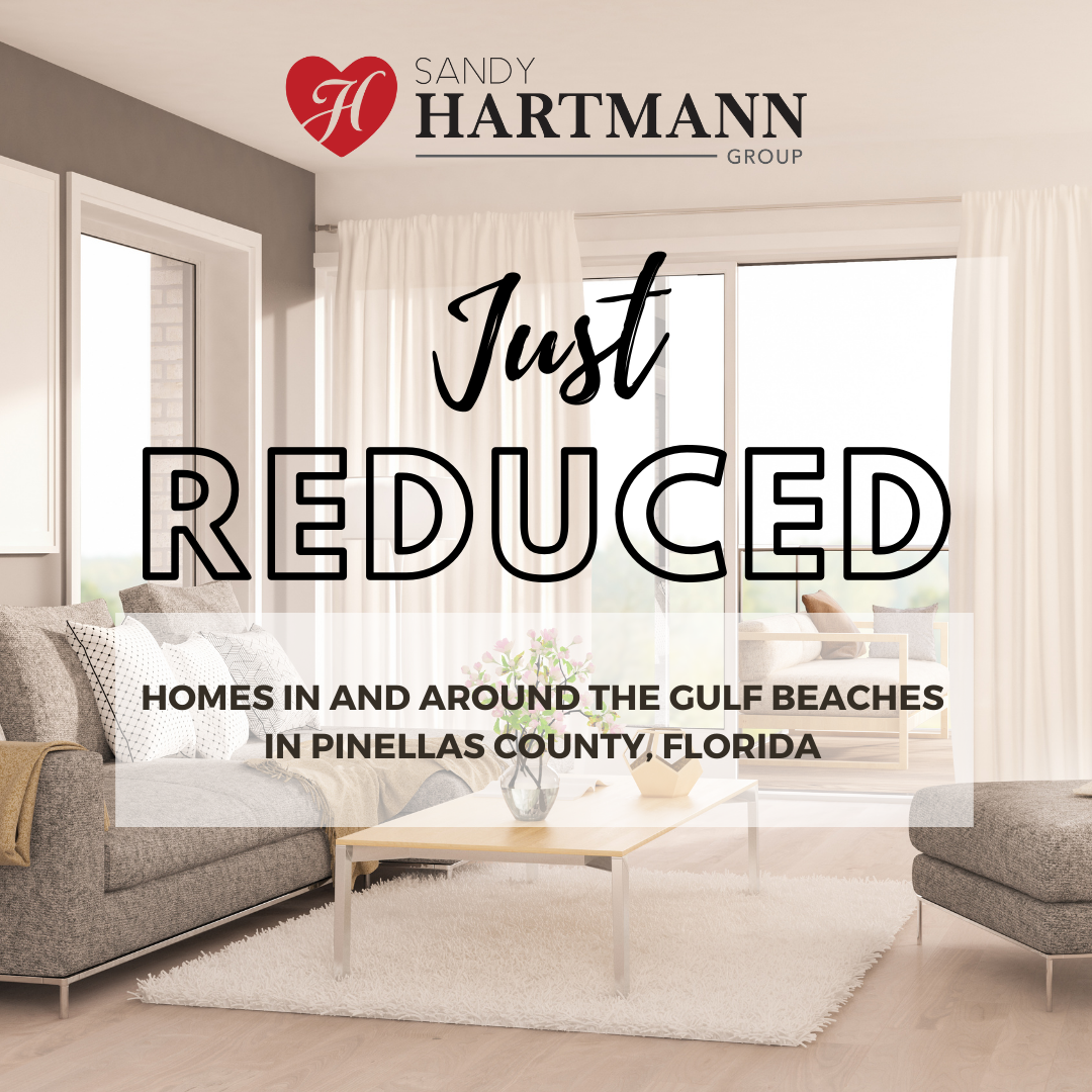 Just Reduced Homes For Sale In And Around The Gulf Beaches Of Pinellas County Florida