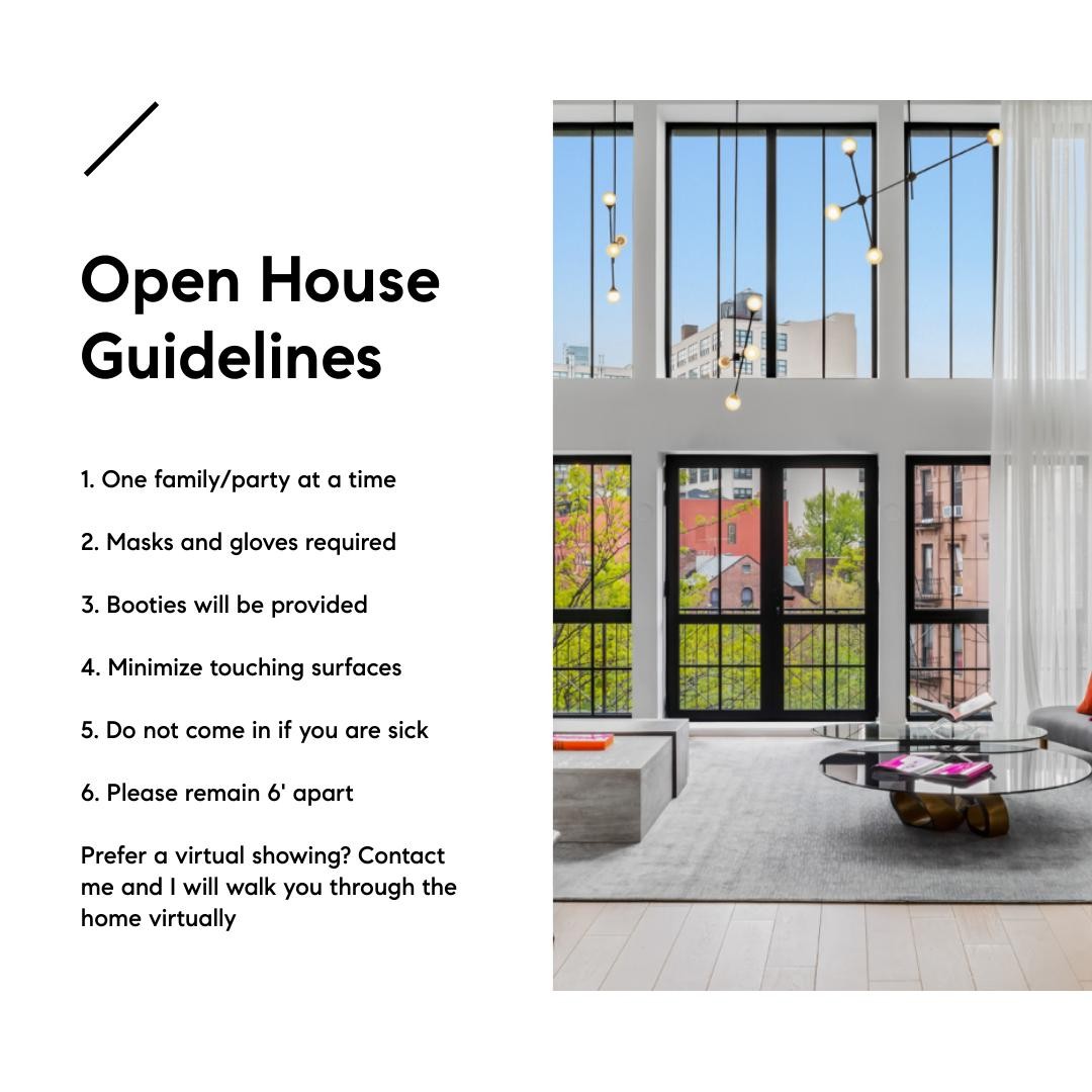 NEW OPEN HOUSE GUIDELINES