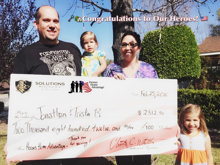 Military Family Closes on Home in Vista