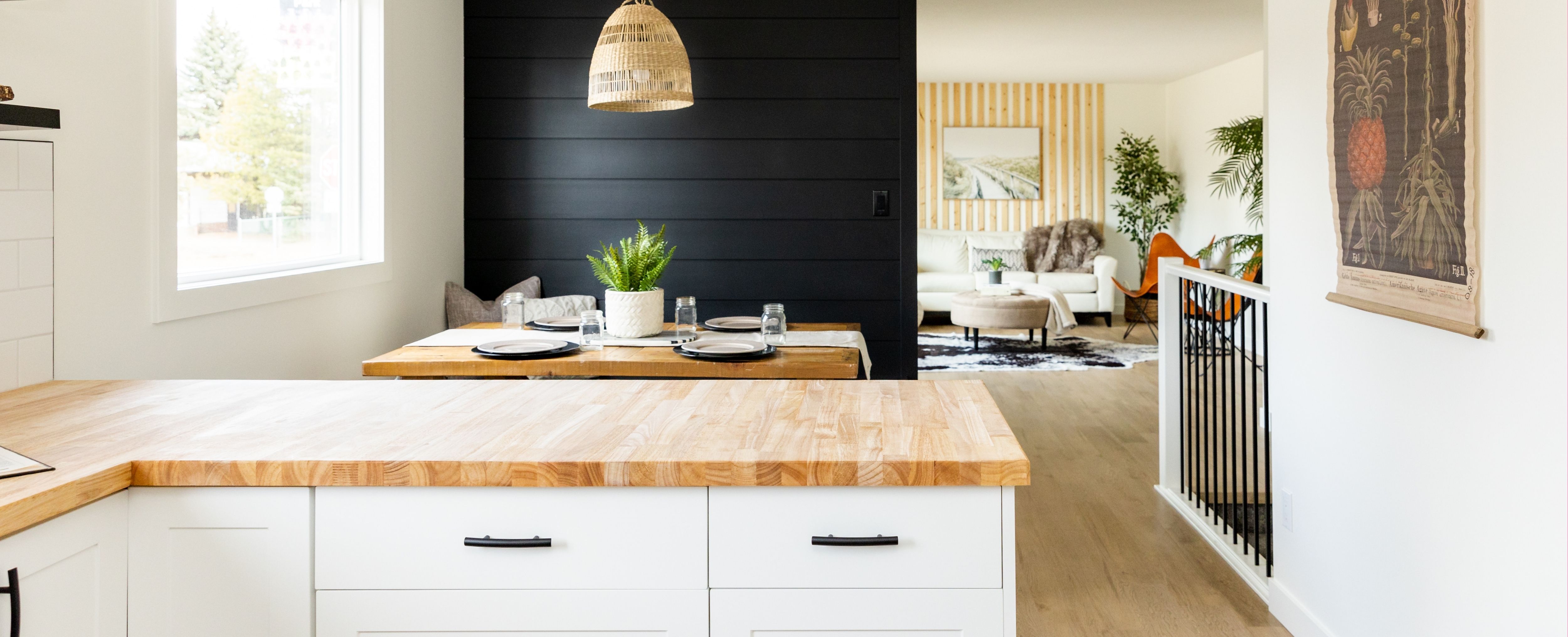 upscale modern kitchen with steel appliances