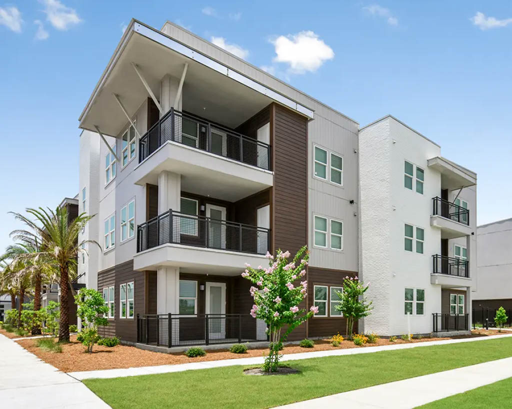multiple housing units in community