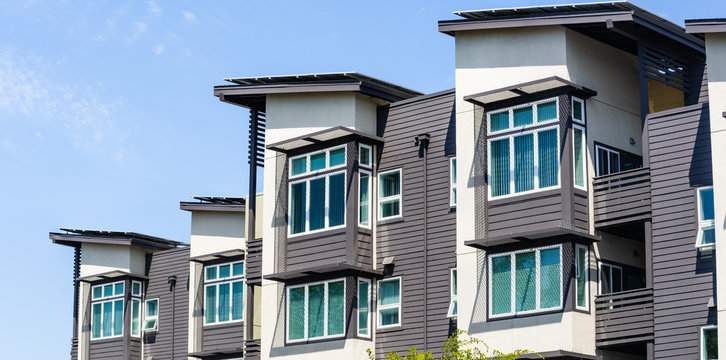 multiple housing units in community